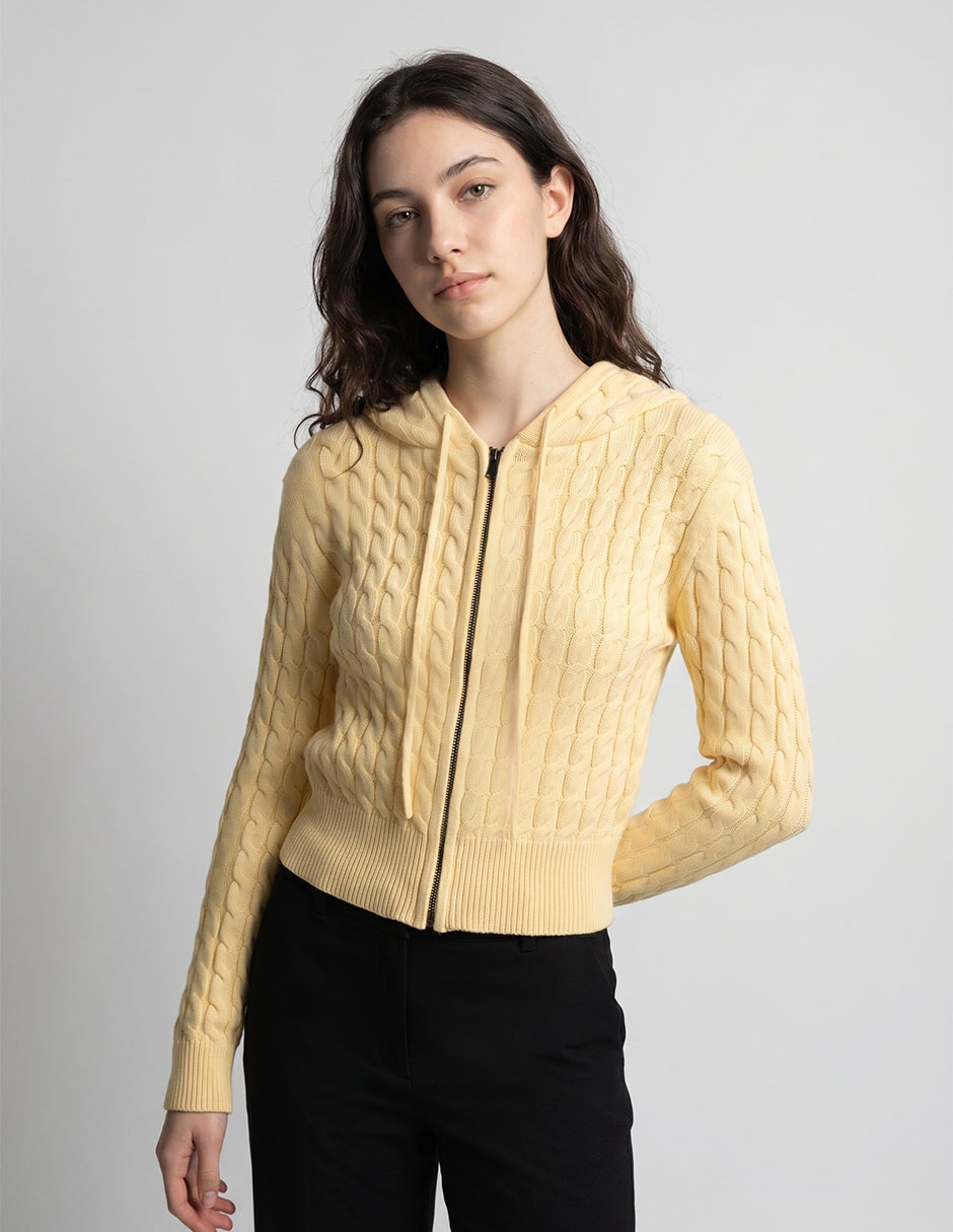 Suéter cuello redondo para mujer