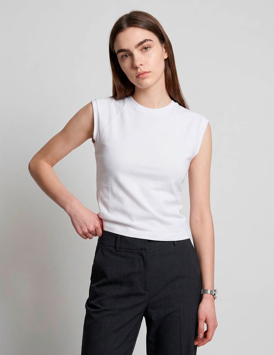 Playera cuello redondo mujer 1