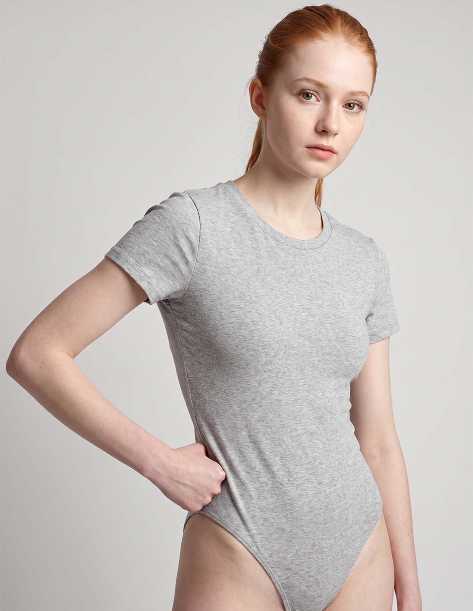 Body cuello redondo para mujer
