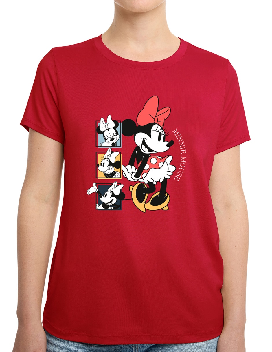 Playera disney dtr manga corta cuello redondo para mujer