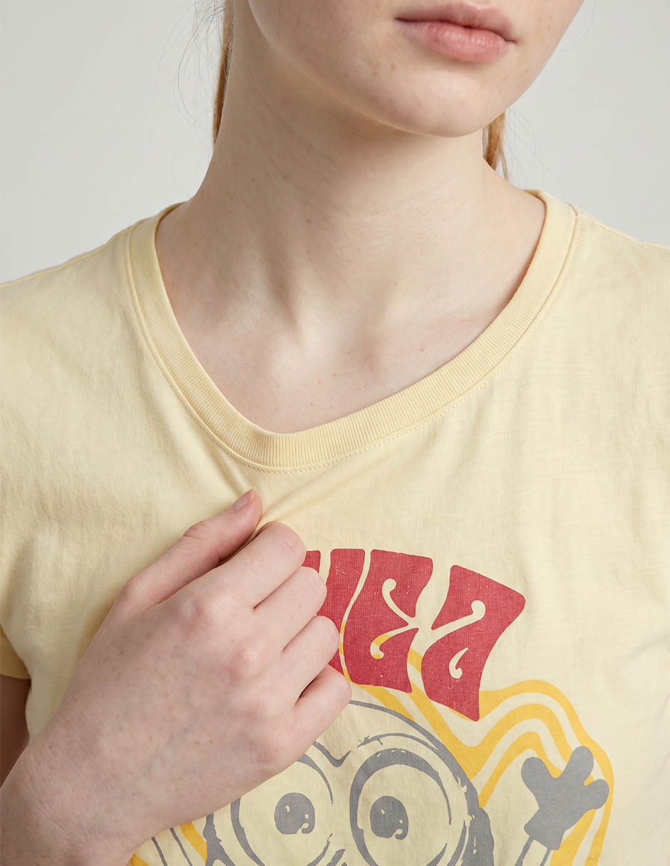Playera manga corta universal cuello redondo
