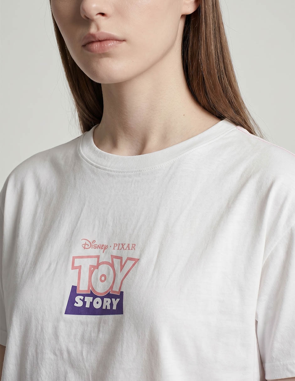 Playera manga corta cuello redondo para mujer 4