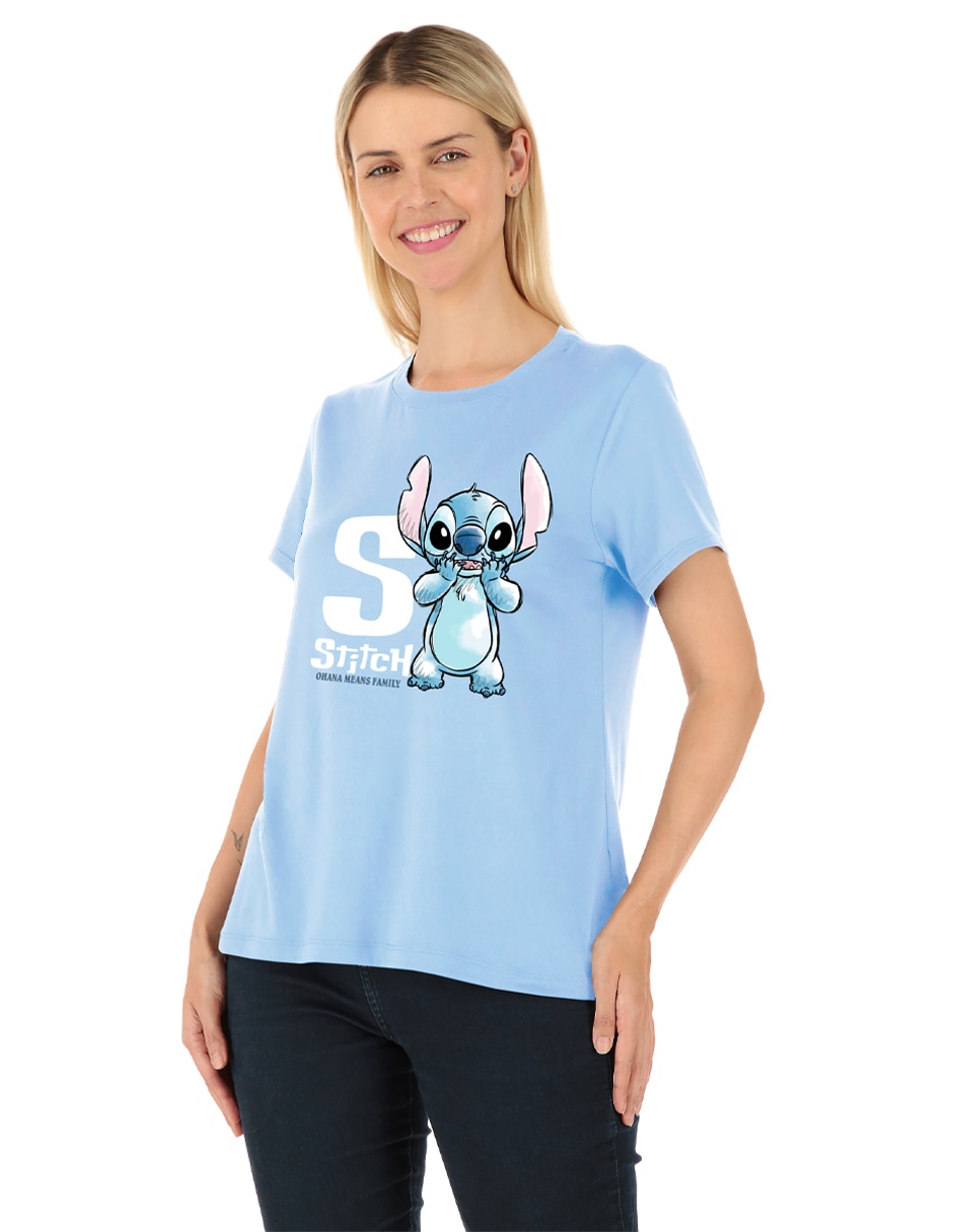 Playera manga corta Disney DTR cuello redondo para mujer