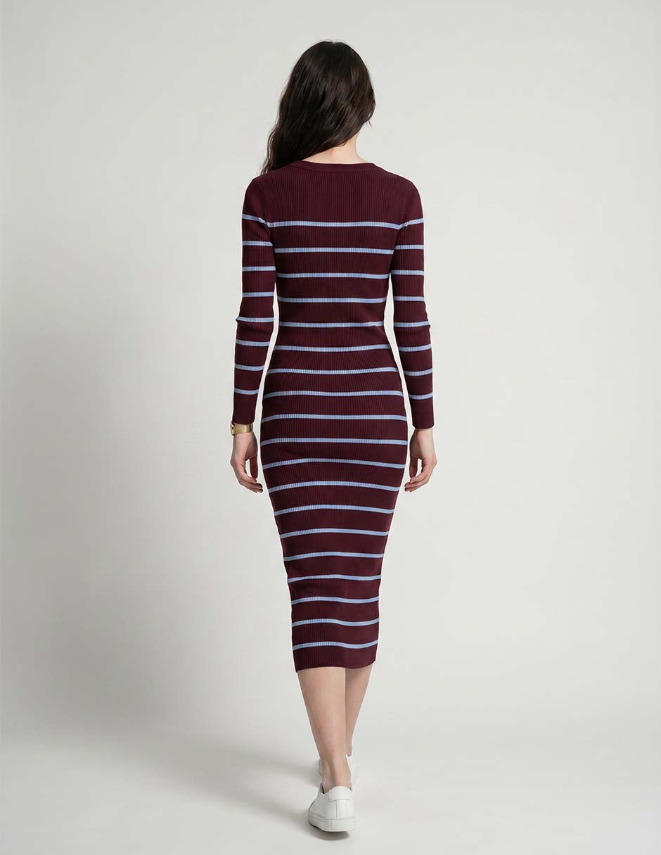 Vestido midi casual para mujer