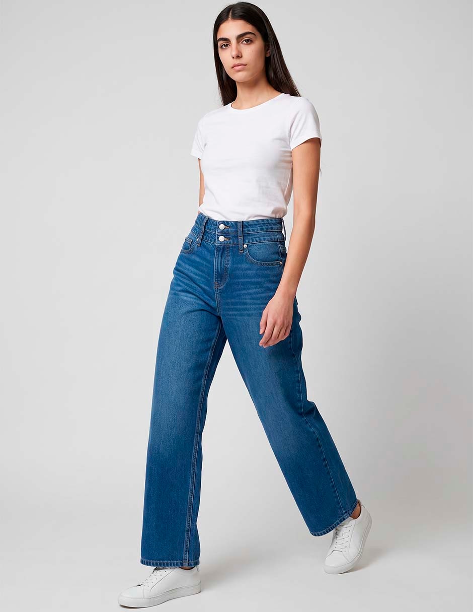 Jeans wide leg para mujer 3