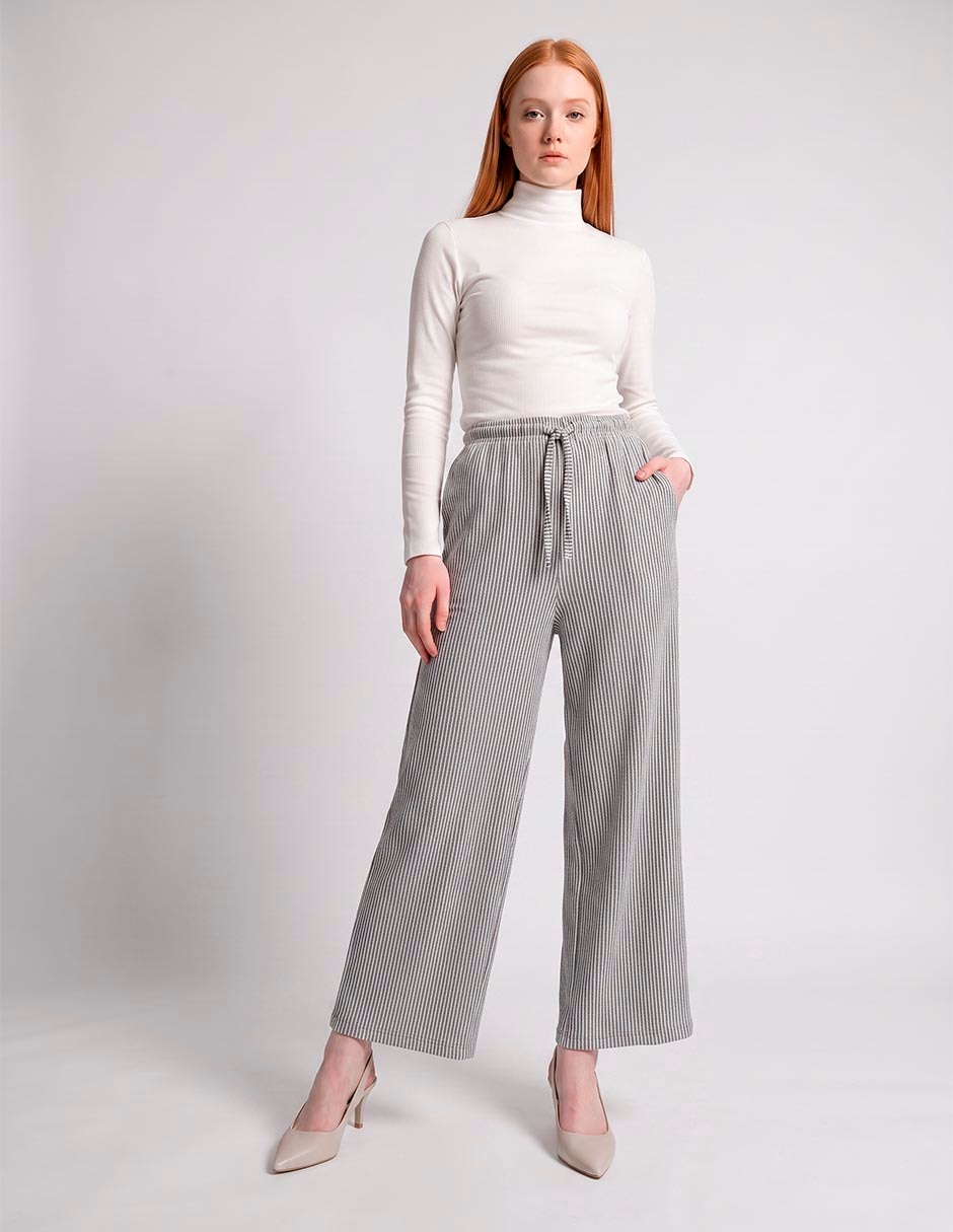 Pantalón relaxed amplio para mujer
