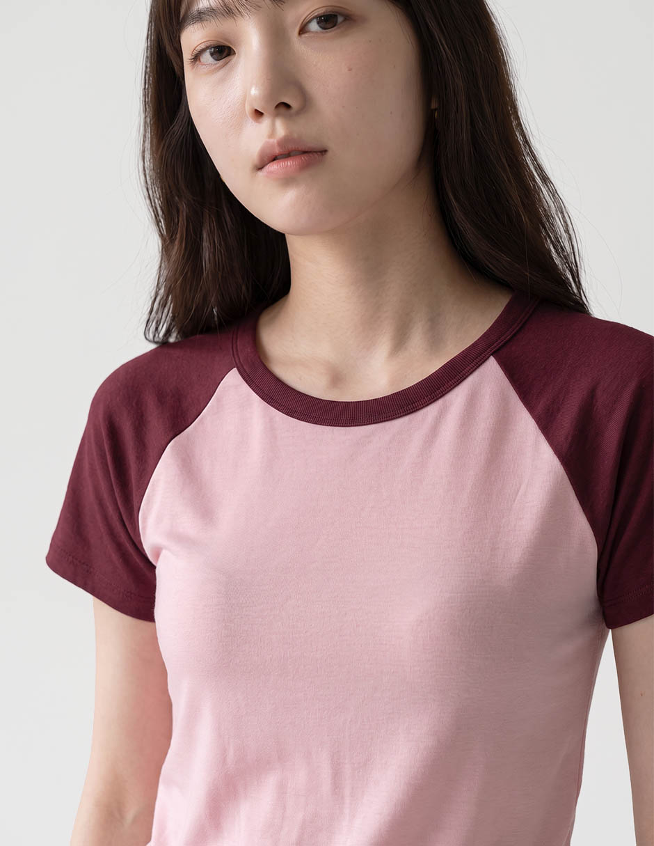 Playera manga corta cuello redondo para mujer 2
