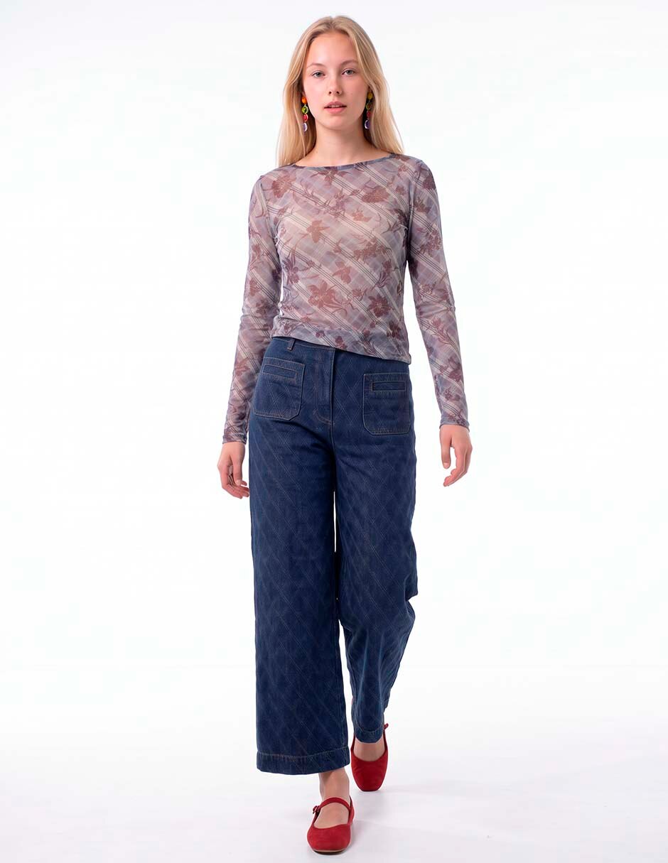 Blusa manga larga para mujer 3