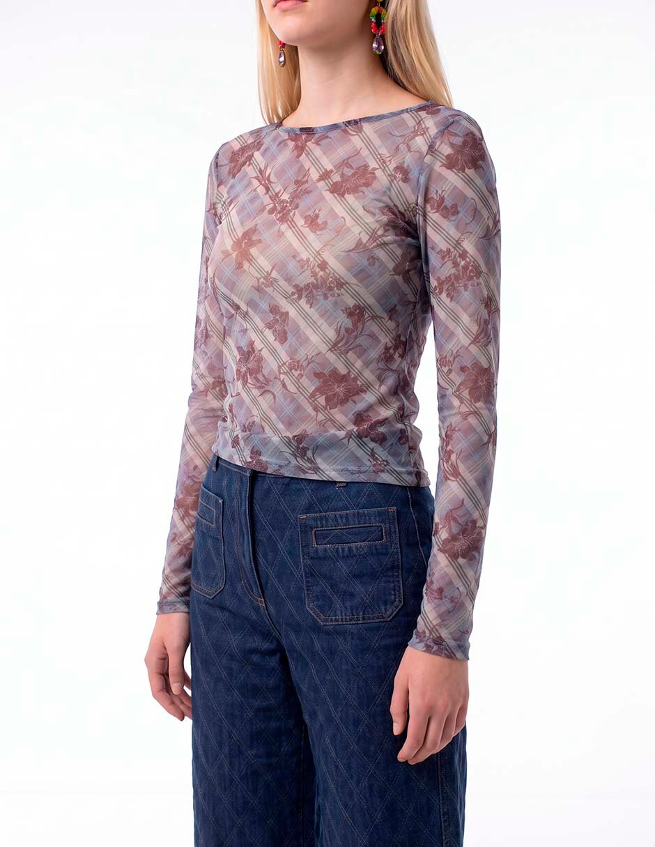Blusa manga larga para mujer 4