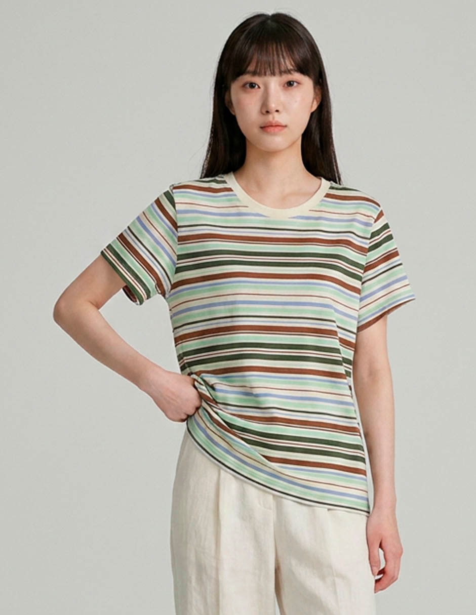 Playera manga corta non stop cuello redondo para mujer