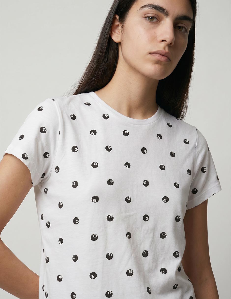 Playera manga corta cuello redondo para mujer 2