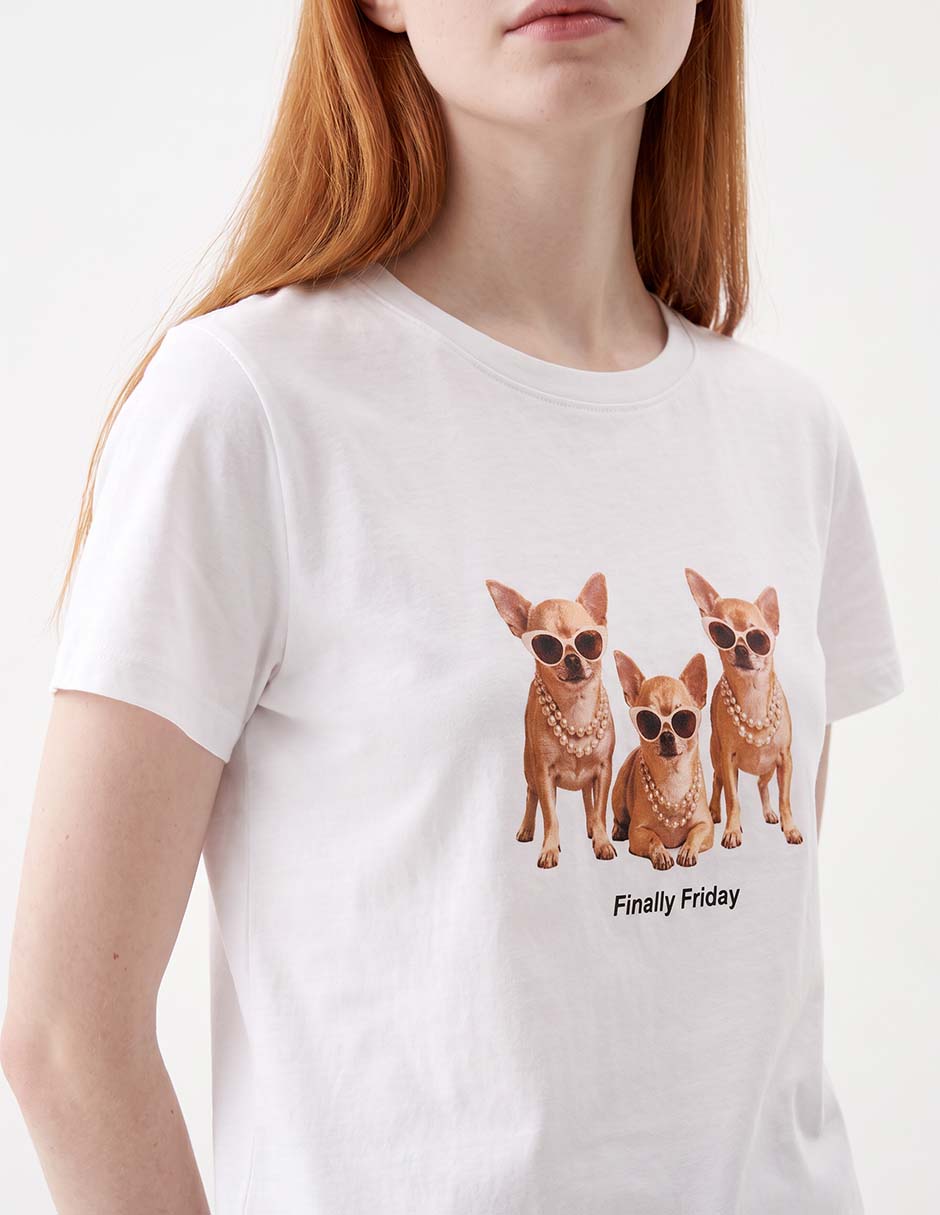 Playera manga regular mujer 4