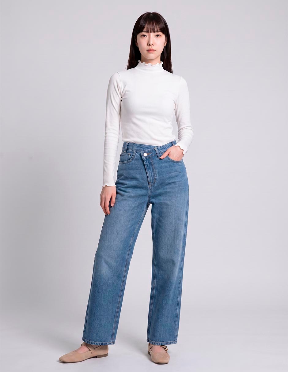 Jeans wide leg para mujer 3