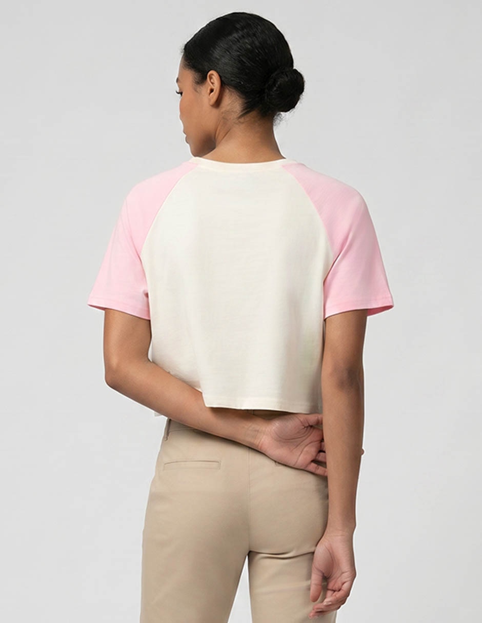 Playera manga corta Non Stop cuello redondo para mujer