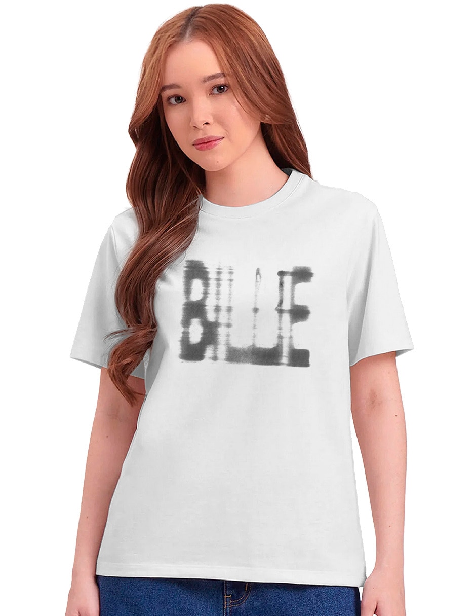 Playera manga corta Bravado cuello redondo para mujer