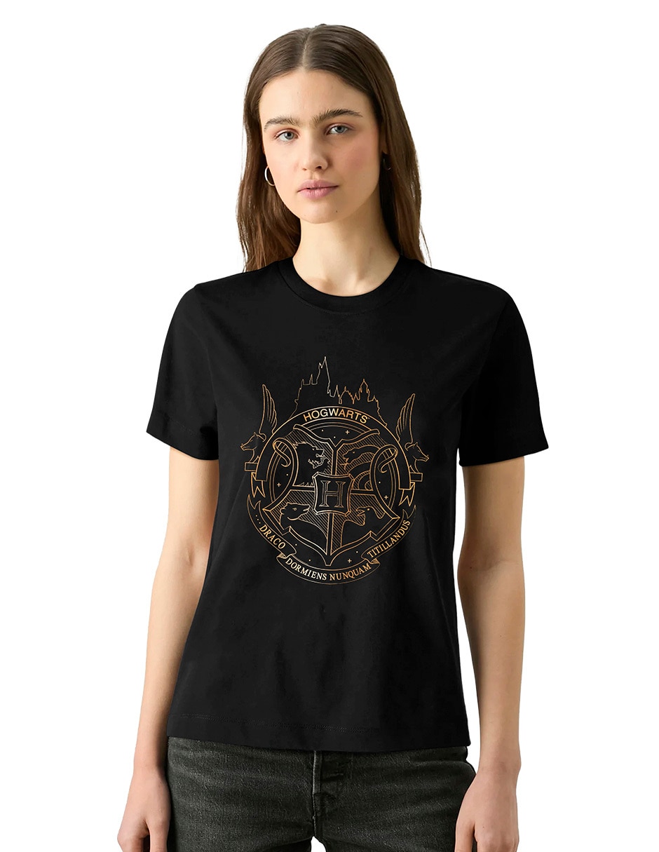 Playera manga corta cuello redondo para mujer Playera manga corta cuello redondo para mujer