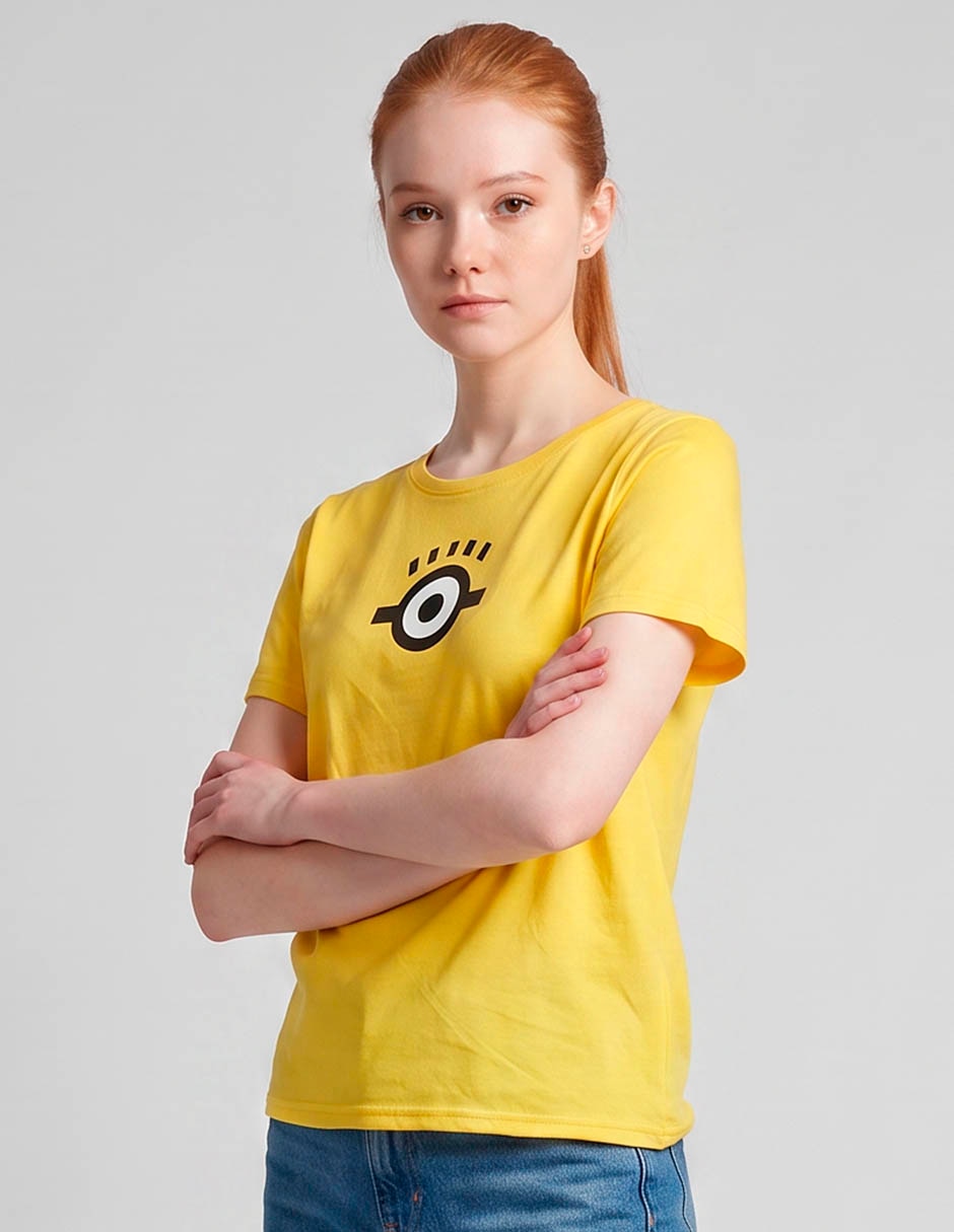 Playera manga corta cuello redondo para mujer Playera manga corta cuello redondo para mujer