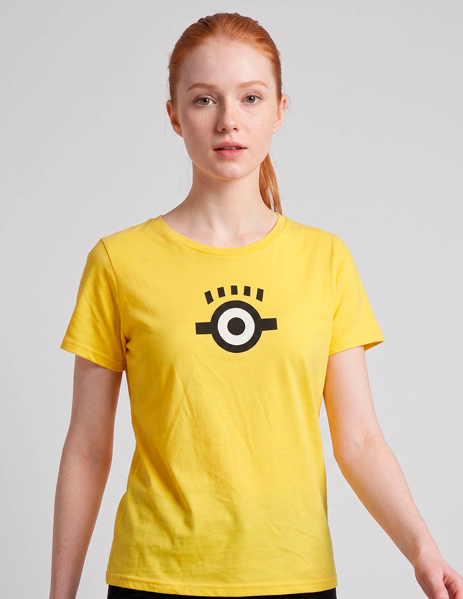 Playera manga corta cuello redondo para mujer 3