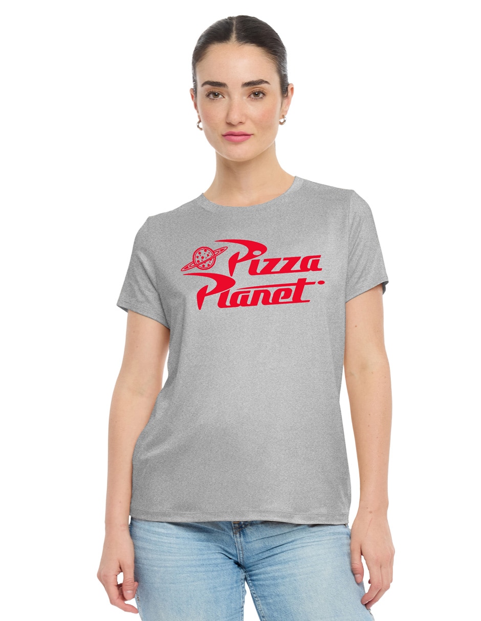 Playera manga corta cuello redondo para mujer