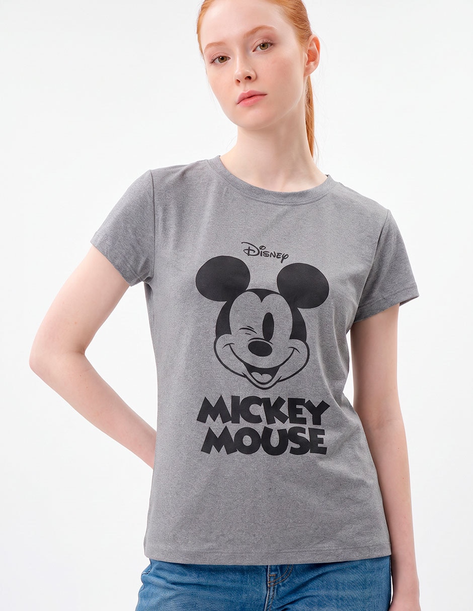 Playera manga corta cuello redondo mujer Playera manga corta cuello redondo mujer
