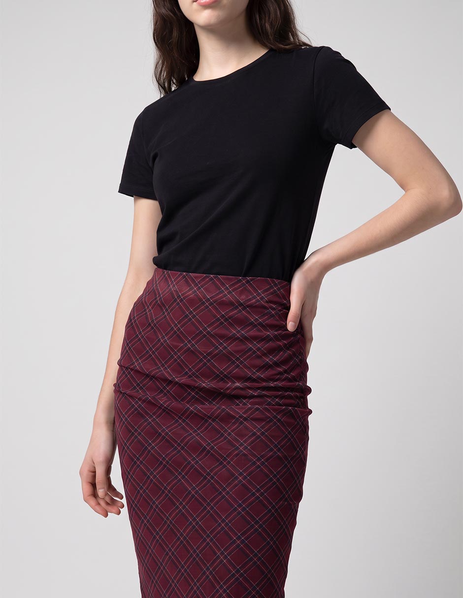 Falda midi cintura alta 2
