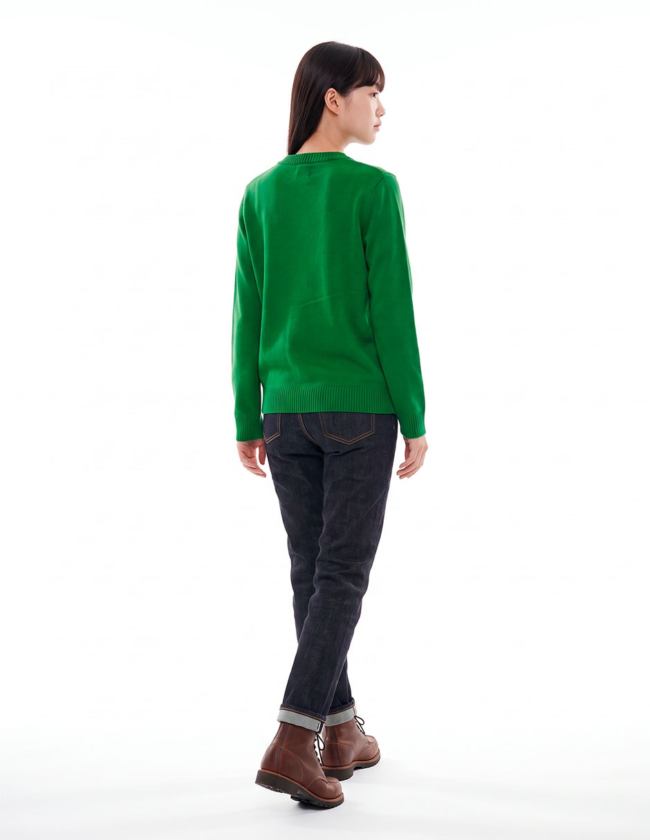 Suéter cuello redondo para mujer 2