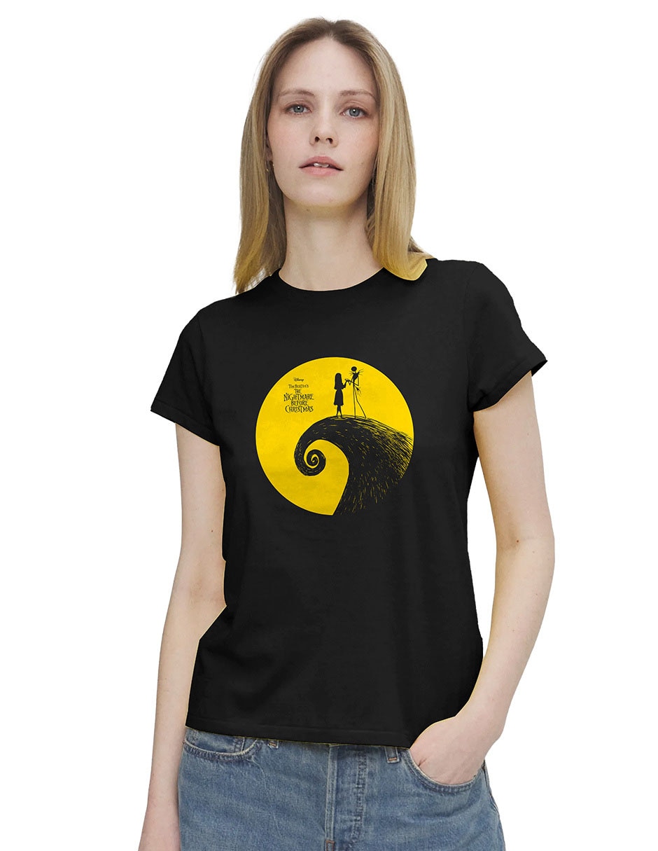 Playera manga corta cuello redondo mujer