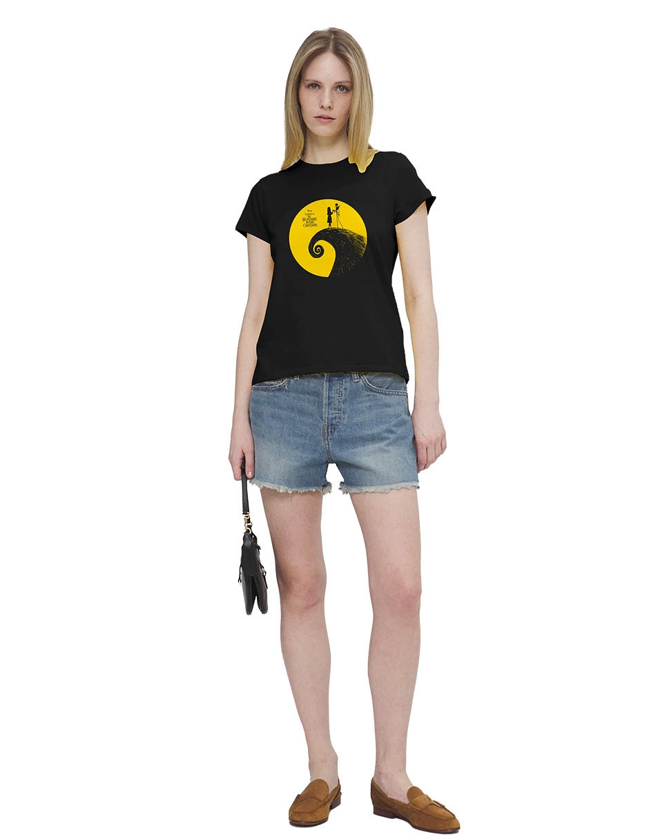 Playera manga corta cuello redondo mujer 3