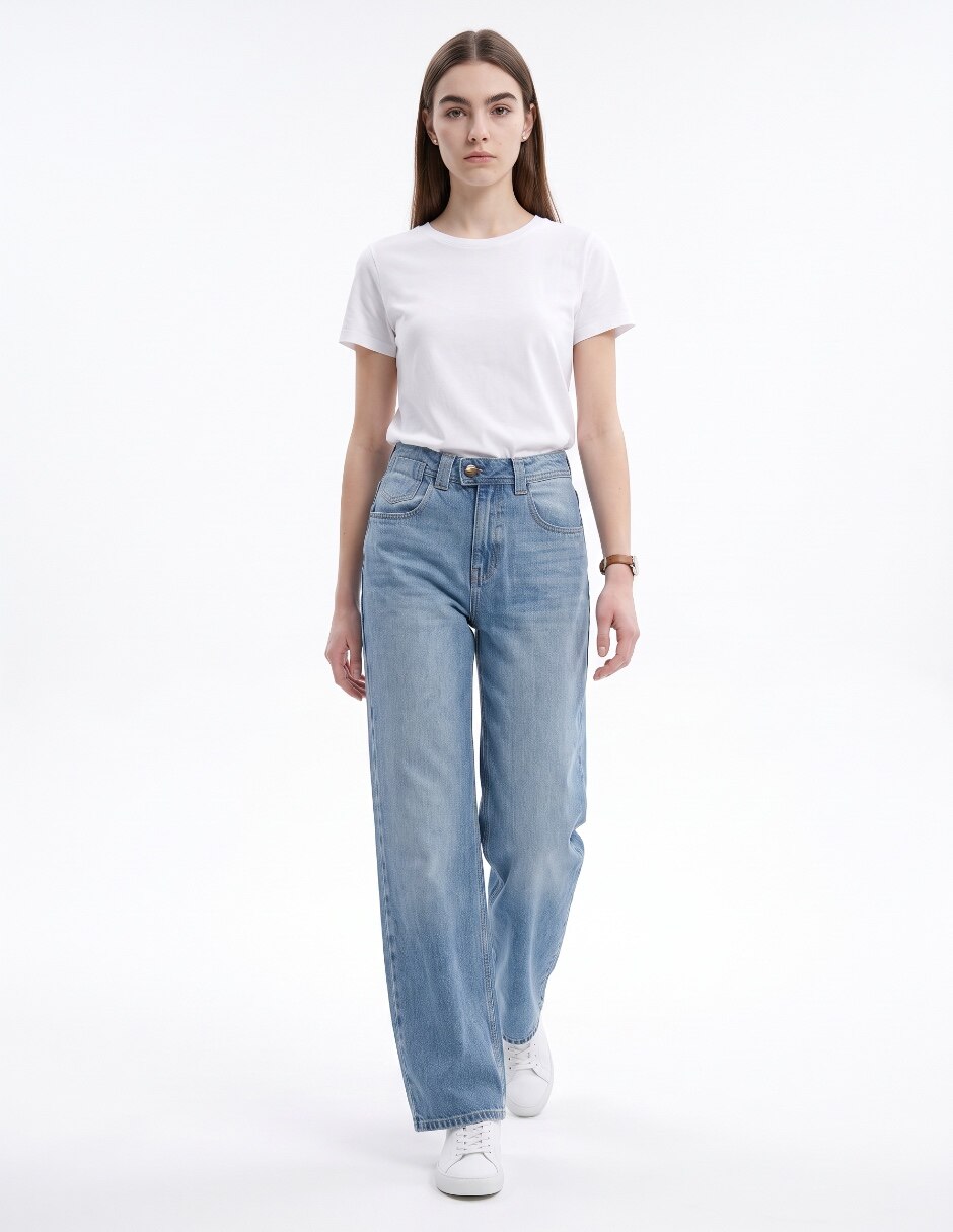 Jeans wide leg para mujer 3