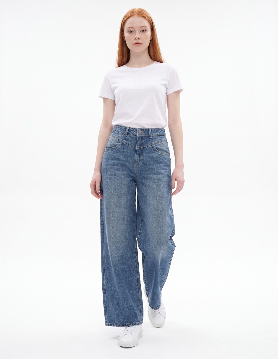 Jeans wide leg para mujer 3